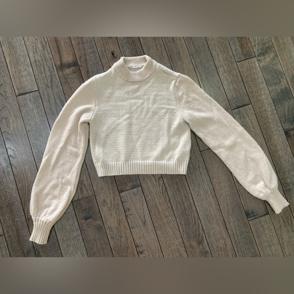 Garage crop sweater